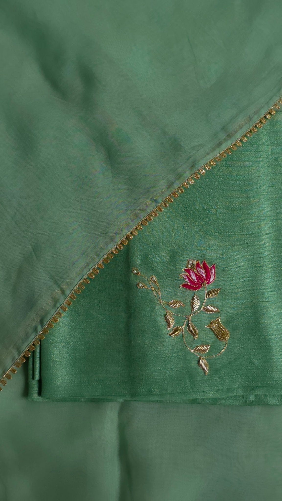 Kamal Panna Organza Saree - Arsh