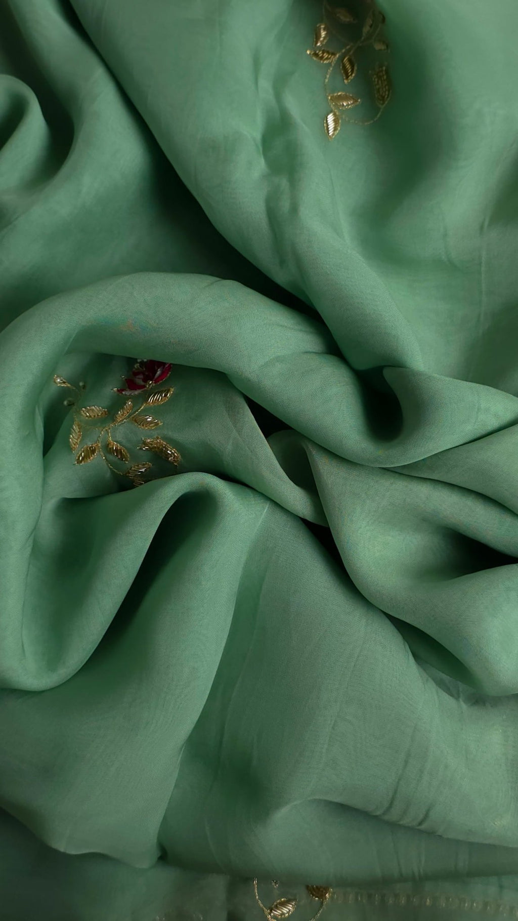 Kamal Panna Organza Saree - Arsh